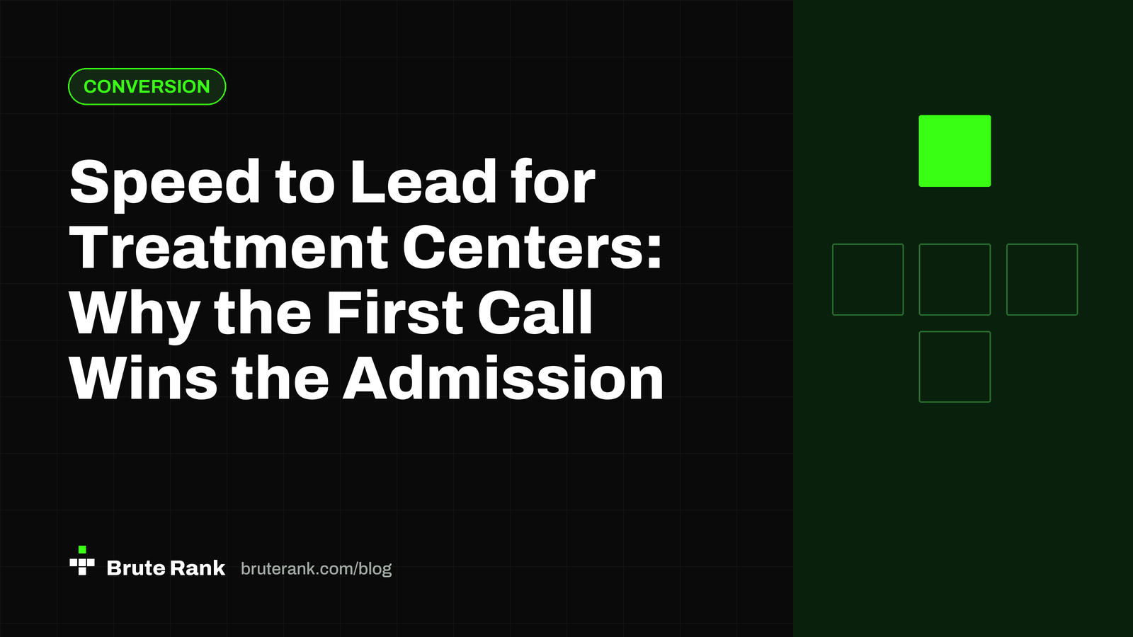 Speed to Lead for Treatment Centers: Why the First Call Wins the Admission